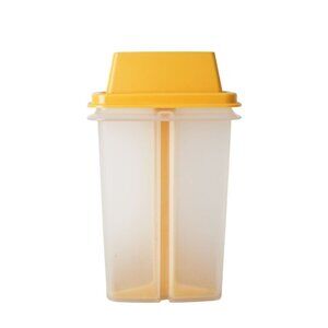 Tupperware Pick A Deli Yellow Clear Pickle Keeper Square Container 3 Piece
